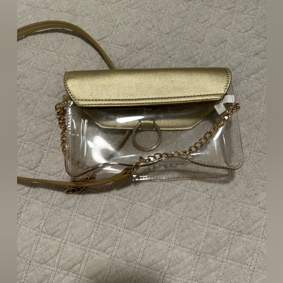 Clear & gold stadium approved bag - Picture 2 of 6